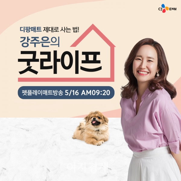 사진=CJ ENM 오쇼핑부문 강주은의 굿라이프, '디팡 강아지매트' 론칭