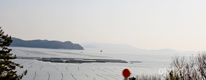 바닷물도 풀렸다. (위부터)목포 앞바다와 해남 땅끝마을 앞바다 모습. 사진=김보람 기자