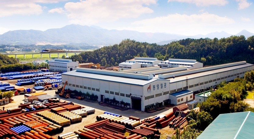 KBI그룹 계열사 가운데 동양철관은 지난해 경영실적이 모두 개선됐다. 동양철관 천안공장 전경. 사진=KBI그룹