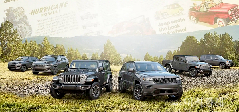 지프의 브랜드 출범 80주년 특별 모델. 사진=지프