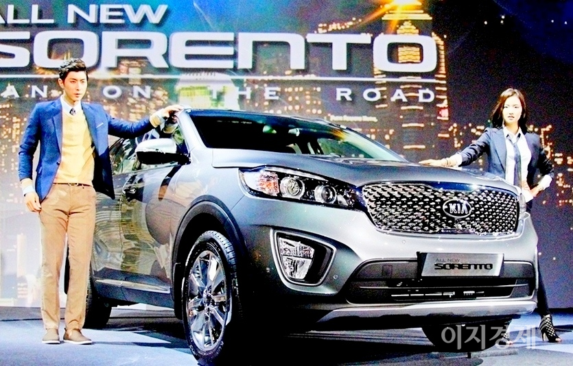 SUV가 신차 시장 대세로 자리했다. 지난달 국산차 판매 3위에 오른 기아차 쏘렌토. 사진=이민섭 기자