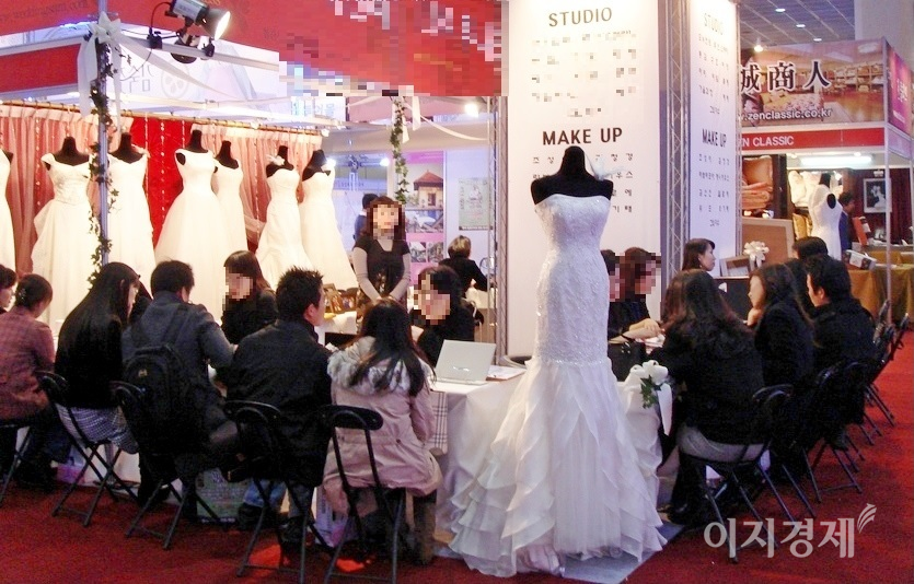 코로나19 이전 같은 장소에서 열린 웨딩박람회 모습. 사진=김보람 기자