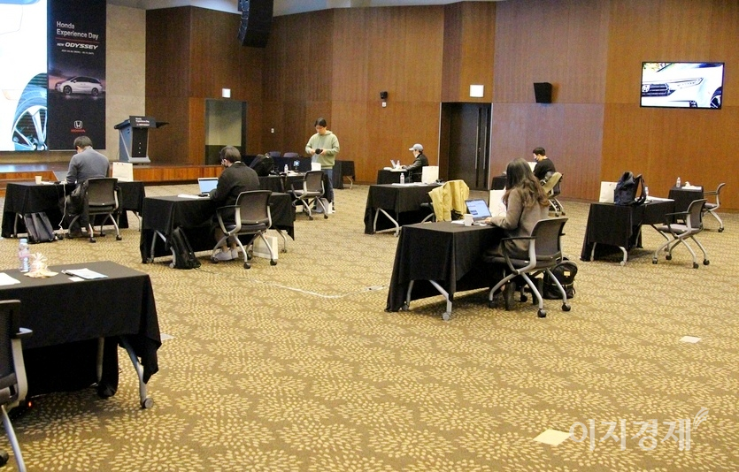 다만, 이번 시승행사는 철저한 거리두기를 위해 매 회차 10개에서 13개 매체를 대상으로 하며, 매체당 1인 시승을 원칙으로 한다. 사진=정수남 기자