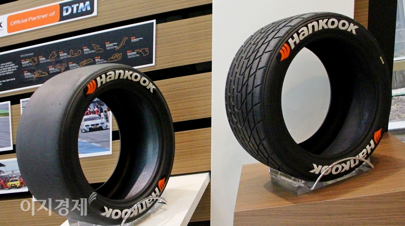 한국타이어는 올해 교체용 타이어시장 공략을 강화한다. 한국타이어 초고성능 타이어. 사진=양지훈 기자