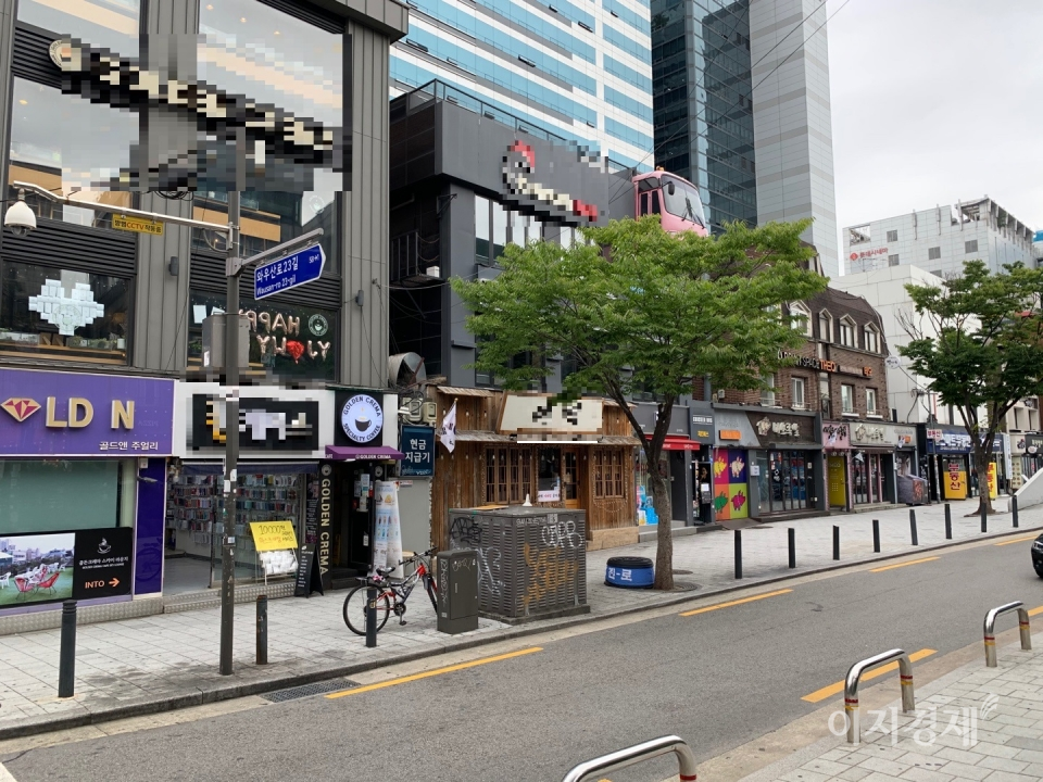 홍대입구역 인근 상권 전경. 사진=상가정보연구소