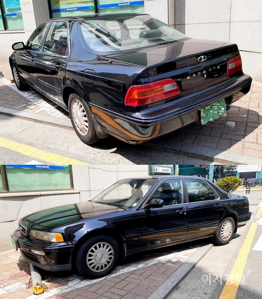 아카디아(1994년∼1999년)는 성공한 사람들의 차 로얄시리즈(1980년∼1991년), 2030세대의 로망 르망((1986년∼1997년), 국민차 티코((1991년∼2001년) 등과 함께 대우자동차를 대표했다. 사진=정수남 기자