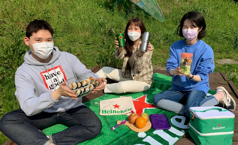 하이네켄코리아가 지구의 날을 맞아 30일까지 ‘하이네켄 용기내 챌린지’를 진행한다. 사진=하이네켄코리아