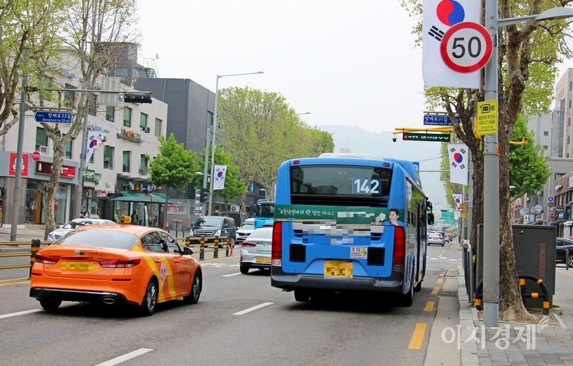 서울 서초구의 주 도로 가운데 하나인 방배로 모습. 사진=정수남 기자