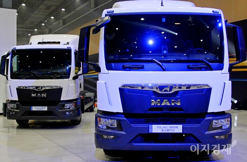 이번에 국내 들어온 TGL 중소형 카고. 사진=정수남 기자