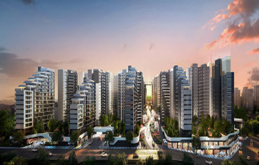 전주 하가구역 재개발정비사업 조감도. 사진=현대건설