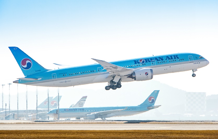 25일 오전 항공업종 소속 종목 주가가 일제히 상승하고 있다. 사진=대한항공