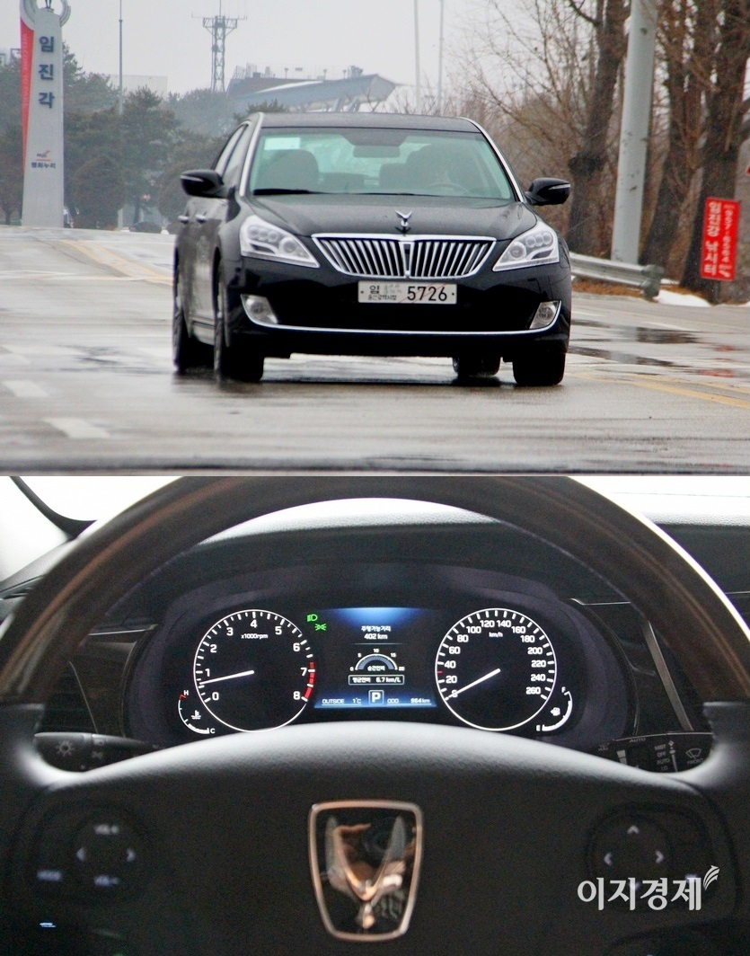 ‘범털’에서 태수 회장은 현대차 에쿠스를 탄다. 관객은 극중 에쿠스 엠블럼을 자주 볼 수 있다. 사진=정수남 기자