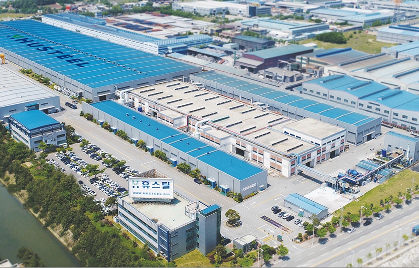 휴스틸은 판매 확대(대구경 강관시장 진입)를 위해 1720억원 규모 신규 시설 투자를 결정했다고 27일 공시했다. 사진=휴스틸