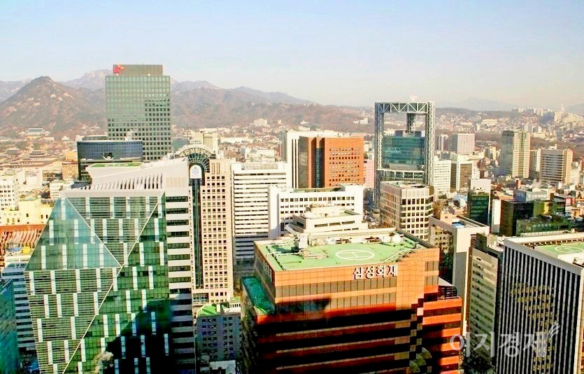 손해보험협회, 생명보험협회 등을 비롯해 손보사와 생보사가 대거 자리한 서울 중구와 종로구 전경. 사진=양지훈 기자