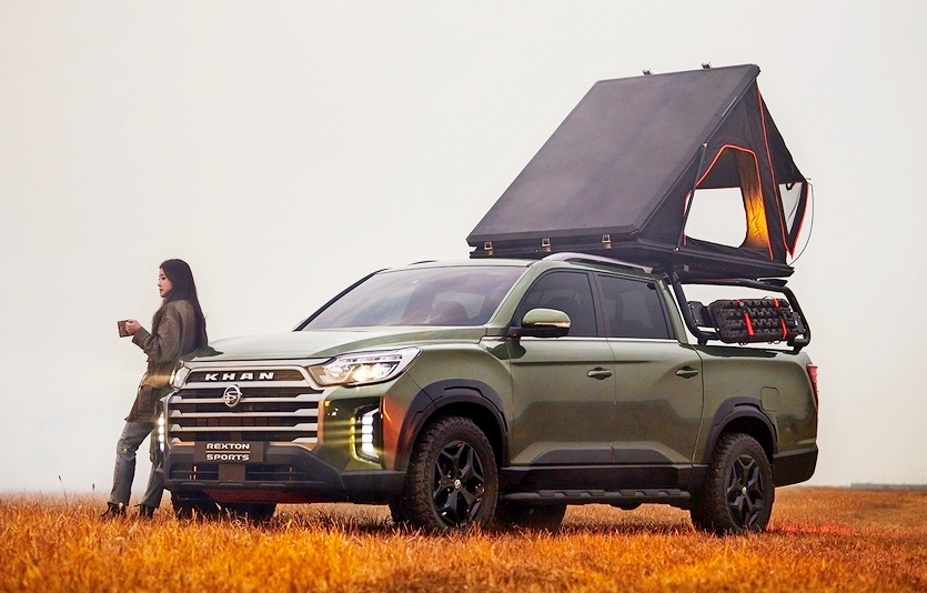 렉스턴 스포츠 브랜드는 1∼5월 1762대 수출로 전년 동기(792대)보다 수출이 122.5% 크게 늘었다. 사진=쌍용차