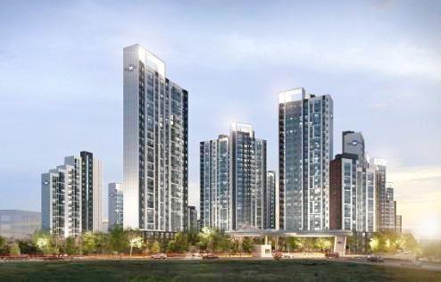 강원도 원주 원동 남산 주택재개발사업 조감도. 사진=두산건설