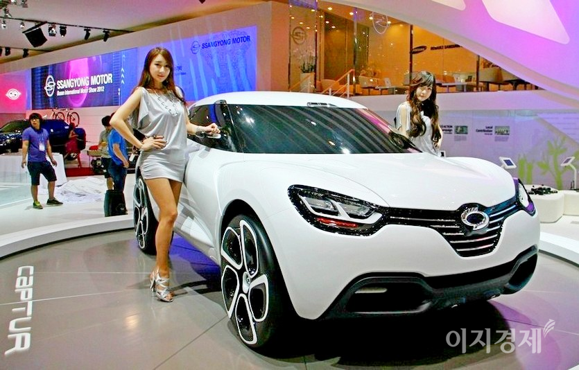 르노삼성의 인기 소형 SUV 캡처. 2012년 부산모터쇼 모습. 사진=정수남 기자