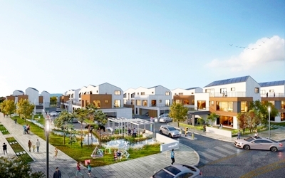 삼성물산이 부산에서 12월 준공 예정인 스마트빌리지. 사진=삼성물산