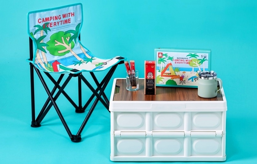 고객이 정관장 ‘홍삼정 에브리타임 여름기획세트’ 한정판을 매장에서 구매하면, 추첨을 통해 LG전자 냉장고를 받을 수 있다. 홍삼정 에브리타임. 사진=인삼공사