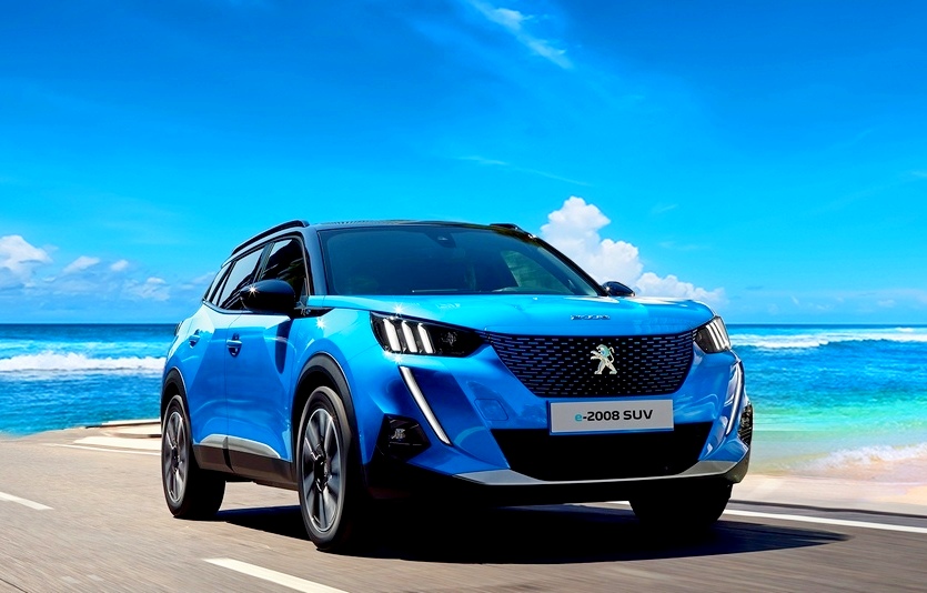 푸조 e-2008 SUV. 사진=한불모터스