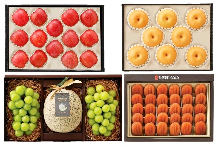 이마트는 대표 과일 선물 4종을 묶음 상품으로 3만개 한정으로 시세 대비 최대 30% 저렴하게 판매한다. 사진=이마트