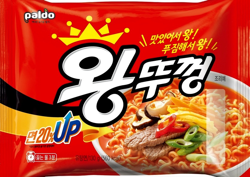 팔도가 라면 4사 가운데 가장 늦게 라면 가격을 평균 7.8% 올렸다. 팔도가 최근 선보인 왕뚜껑 봉지면. 사진=팔도