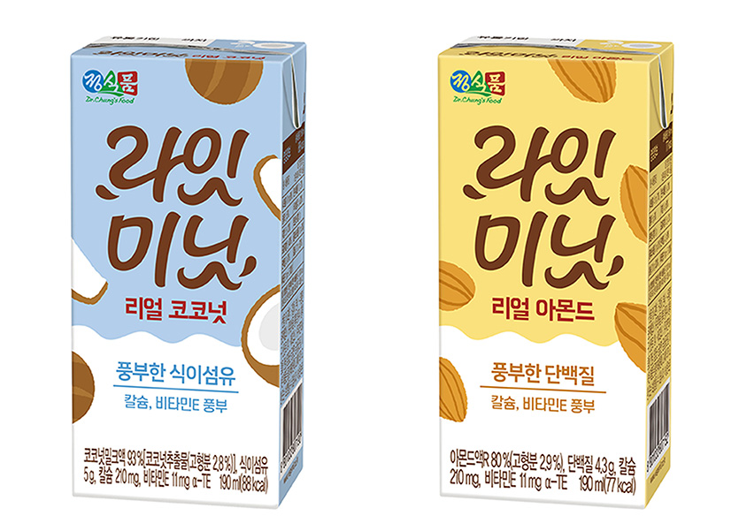 정식품은 라잇미닛’ 2종의 비건 인증 획득에 따라 보유한 비건 인증 제품은 5종으로 늘었다. 사진=정식품