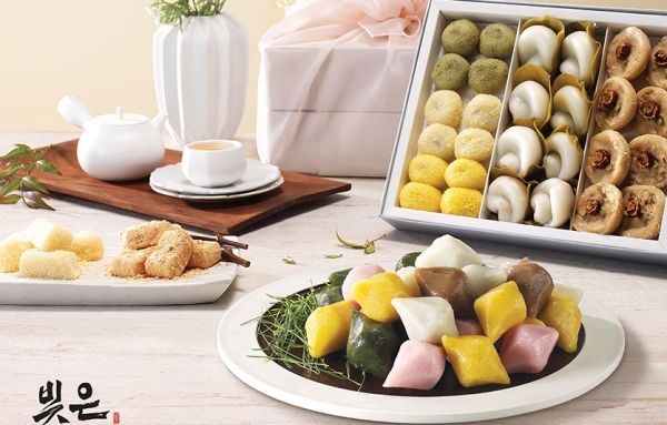 떡 프랜차이즈 ‘빚은’이 한가위를 맞아 추석선물세트 21종을 선보인다. 사진=빚은