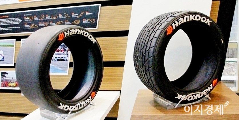 한국타이어 초고성능 타이어. 사진=정수남 기자