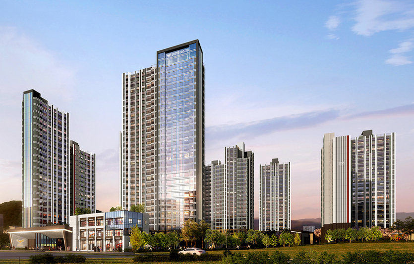 부산 괴정6구역 재개발정비사업 투시도. 사진=롯게건설