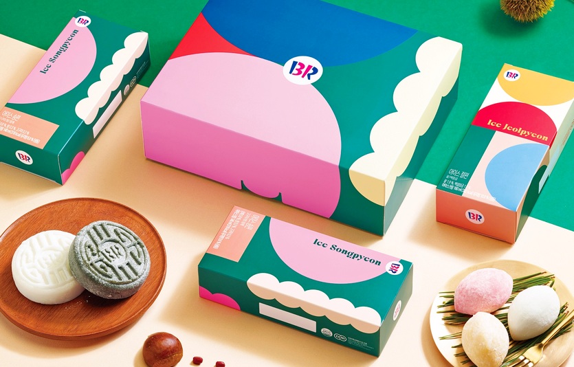 SPC그룹이 운영하는 배스킨라빈스가 추석을 맞아 ‘아이스 송편’과 ‘아이스 절편’을 출시했다. 사진=베스킨라빈스
