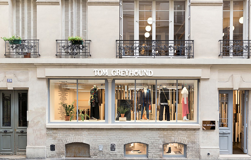 한섬이 파리패션위크에서 차세대 ‘K-패션’을 이끌어갈 신진 디자이너 브랜드 알리기에 나선다. 사진은 톰그레이하운드 파리 전경. 사진=현대백화점