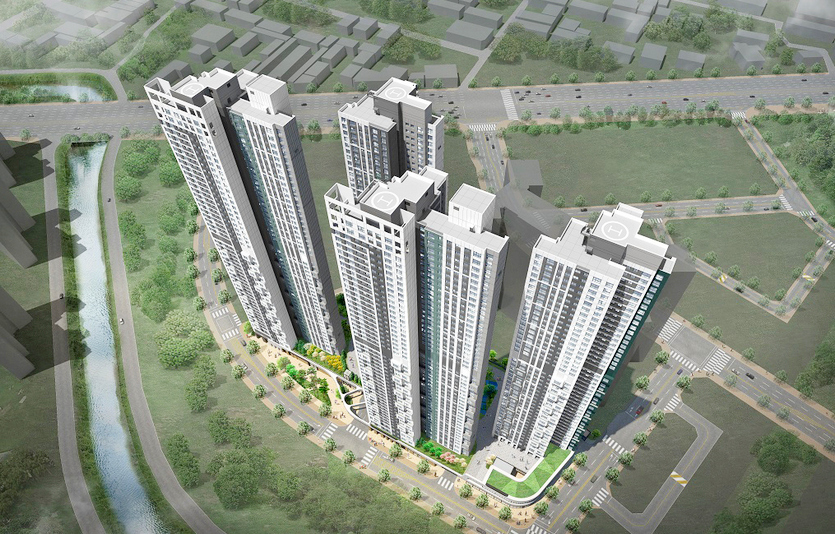 연희공원 푸르지오 라-끌레르 조감도. 사진=대우건설