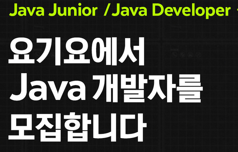 딜리버리히어로 코리아의 배달앱 ‘요기요’가 신입과 경력직 자바(Java) 개발자를 공개채용한다. 사진=요기요