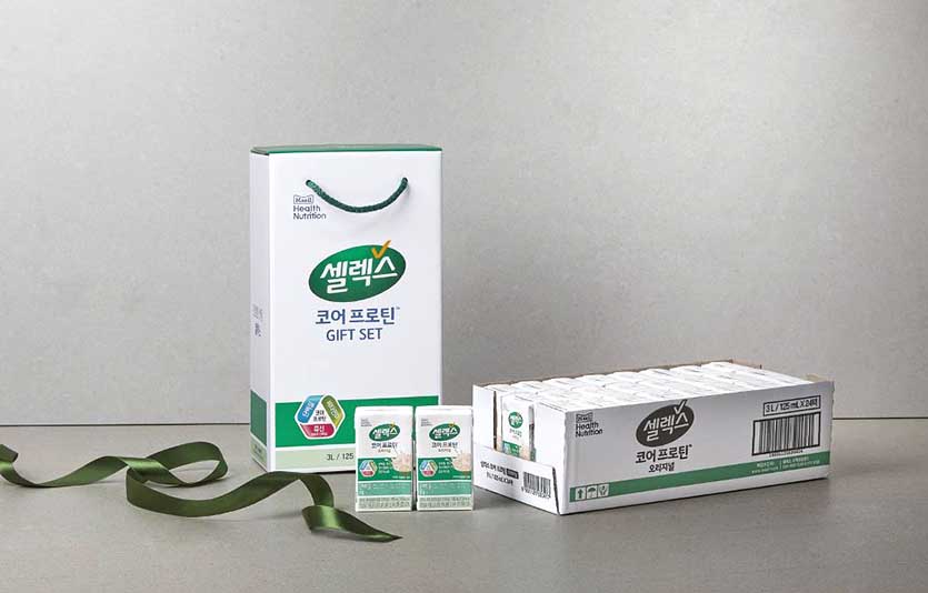 매일유업은 고객맞춤형 건강관리 브랜드 셀렉스 제품으로 구성된 신규 선물세트 5종을 선보였다. 사진=매일유업