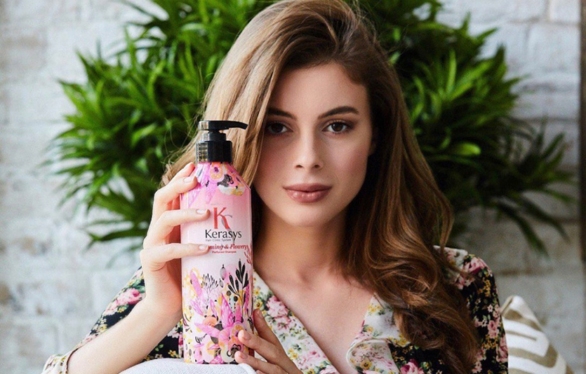 애경산업 두발 브랜드 ‘케라시스’가 러시아 소비자를 매료시켰다. 케라시스 러시아 인스타그램 캡쳐. 자료=애경산업