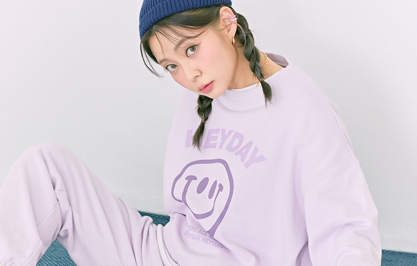 이랜드가 운영하는 글로벌 SPA 브랜드 스파오가 인기 패션 유튜버 혜인과 협업한 트레이닝 셋업을 27일 출시한다. 사진=이랜드