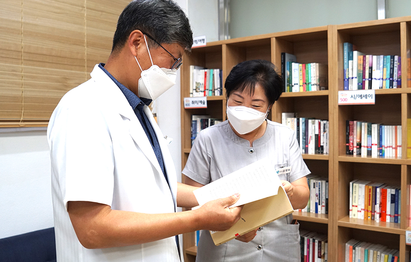 현대해상 도서관 마음심터 근로복지공단 정선병원. 사진=현대해상