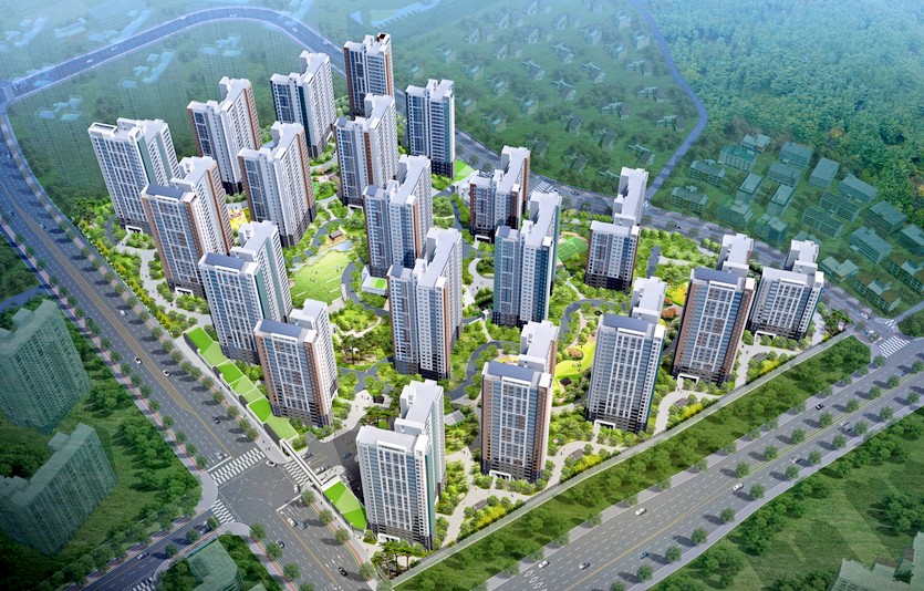 운정신도시 푸르지오 파르세나 투시도. 사진=대우건설