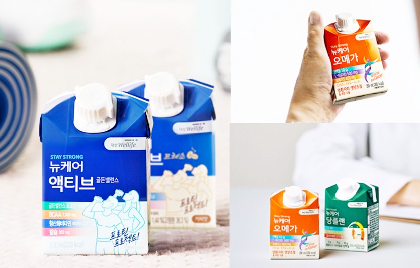 올해 굿 디자인 어워드에서 우수 디자인으로 선정된 대상의 뉴케어. 사진=대상웰라이프