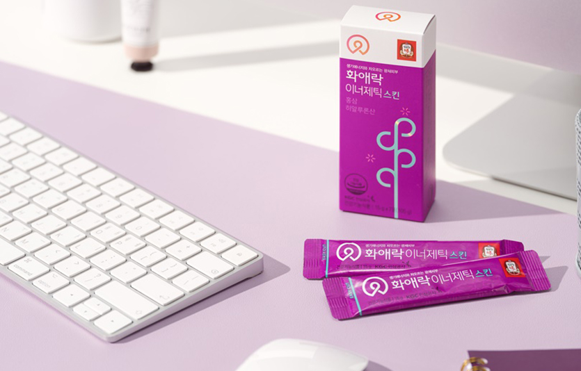 KGC인삼공사 정관장의 새로운 이너뷰티 브랜드 ‘화애락 이너제틱’이 출시 3개월만에 1만개 판매를 돌파하며 인기를 끌고 있다. 사진=KGC인삼공사