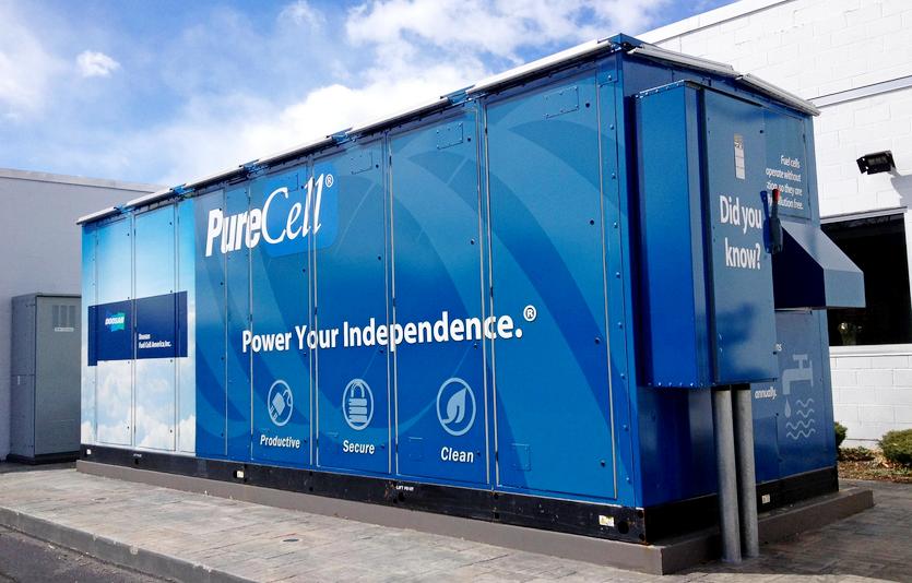 현재 시판 중인 두산퓨얼셀의 발전용 수소연료전지. 연료전지는 수소, 산소의 전기화학 반응을 통해 전기와 열을 생산하는 친환경 에너지 설비다. 사진=두산퓨얼셀