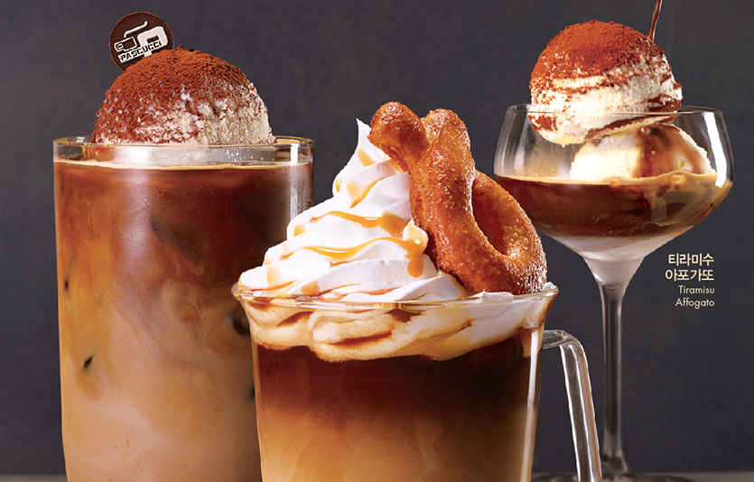 SPC그룹이 운영하는 이탈리아 정통 커피전문점 파스쿠찌는 국내 론칭 19주년을 맞아 신제품 5종을 출시하며 마케팅을 강화한다. 사진=SPC그룹