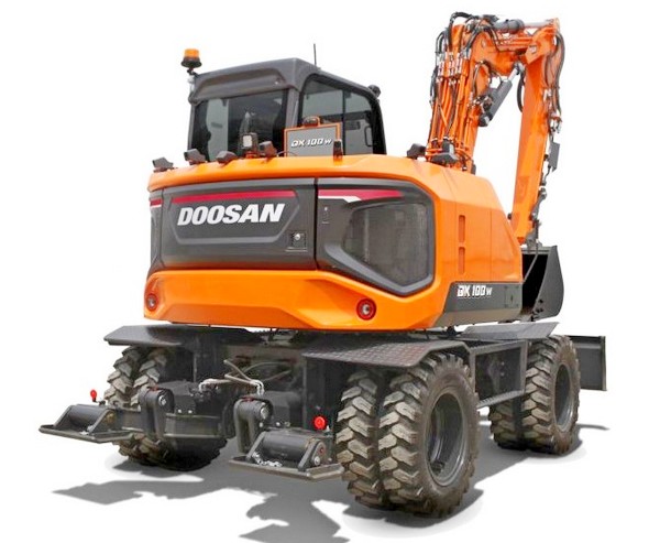 현대두산인프라코어 소형 굴착기 DX100W가 IDEA 디자인 어워드에서 본상을 수상했다. 사진=현대두산인프라코어