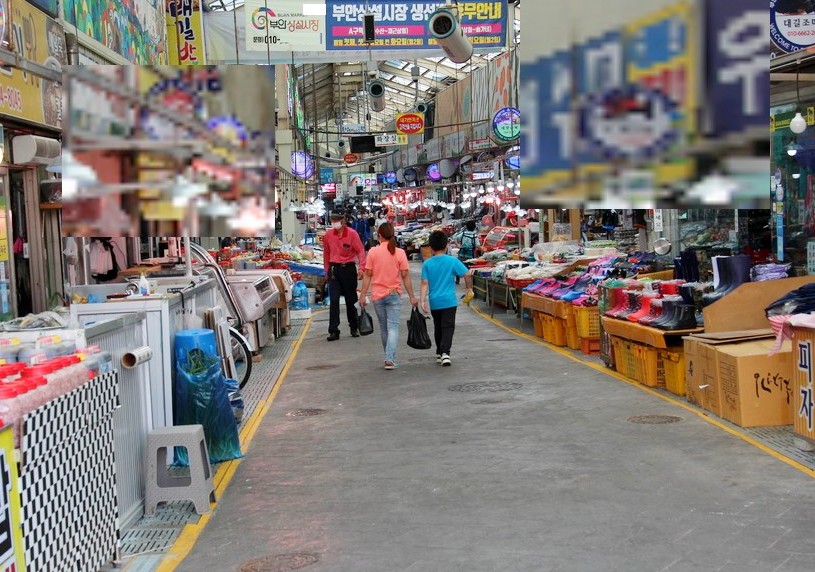 최근 시장 현대화를 마친 부안상설시장. 주말이면서 장날이지만 시장을 찾는 사람이 드물다. 사진=정수남 기자