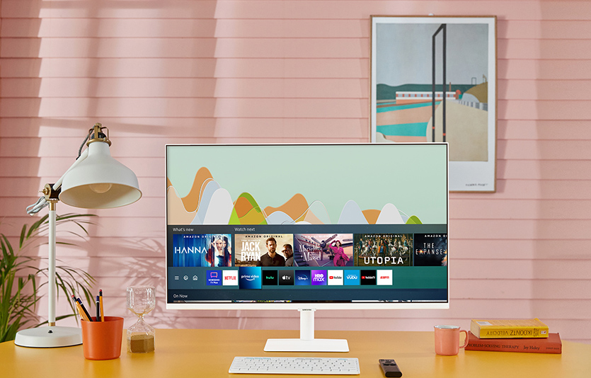 삼성전자는 지난해 12월 첫 선을 보인 ‘스마트 모니터’가 글로벌 시장에서 60만대 판매를 돌파했다고 18일 밝혔다. 사진=삼성전자