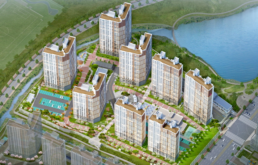 여수웅천 포레스트 부영 2단지 조감도. 사진=부영주택