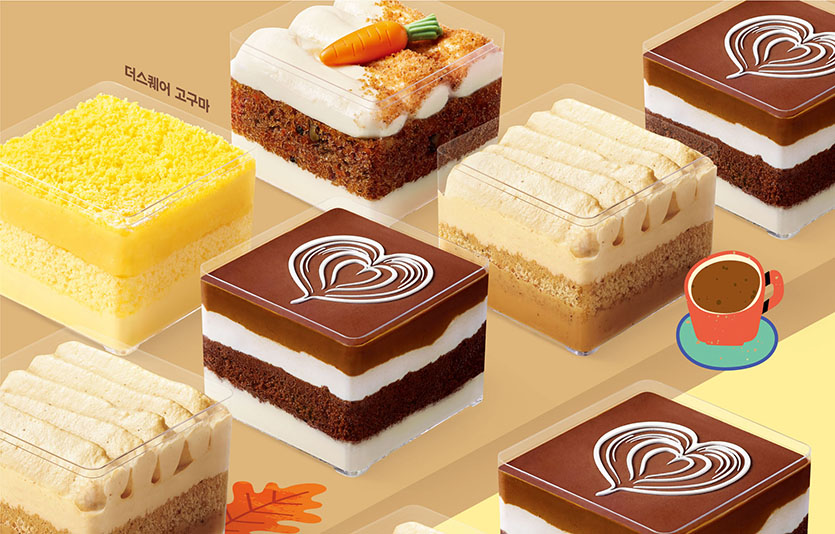 파리바게뜨는 쌀쌀해진 가을 날씨를 맞아 자체 디저트 브랜드인 ‘케이크 스토리’ 신제품을 출시하고 고객을 맞이하고 있다. 사진=SPC그룹