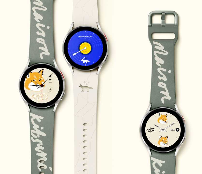 삼성전자가 키츠네와 협업한 갤럭시 워치4. 사진=삼성전자