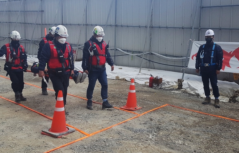 부영은 현장 근로자의 안전을 위해 안전교육, 훈련 내용 숙지와 비상연락망 정비, 한랭 질환 종류와 인지, 예방방법, 응급조치 요령 등에 대해 교육했다. 사진=부영